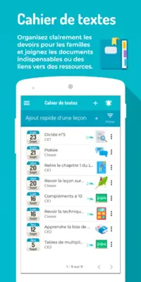 Educartable Enseignant android App screenshot 4